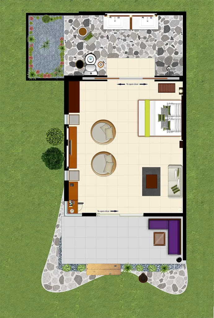 Floor Plan Premium-Suite-nat-Atmosphere-Resorts-Spa