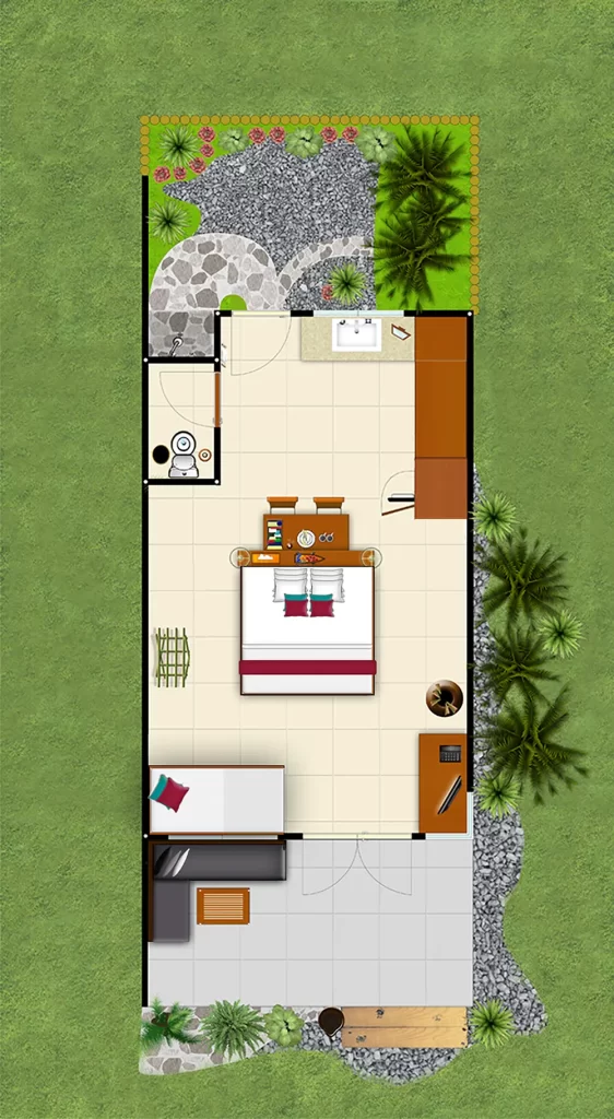 Deluxe-suite-room-at-Atmosphere-Resorts-and-Spa floor plan Luxury Deluxe Suite for Couples