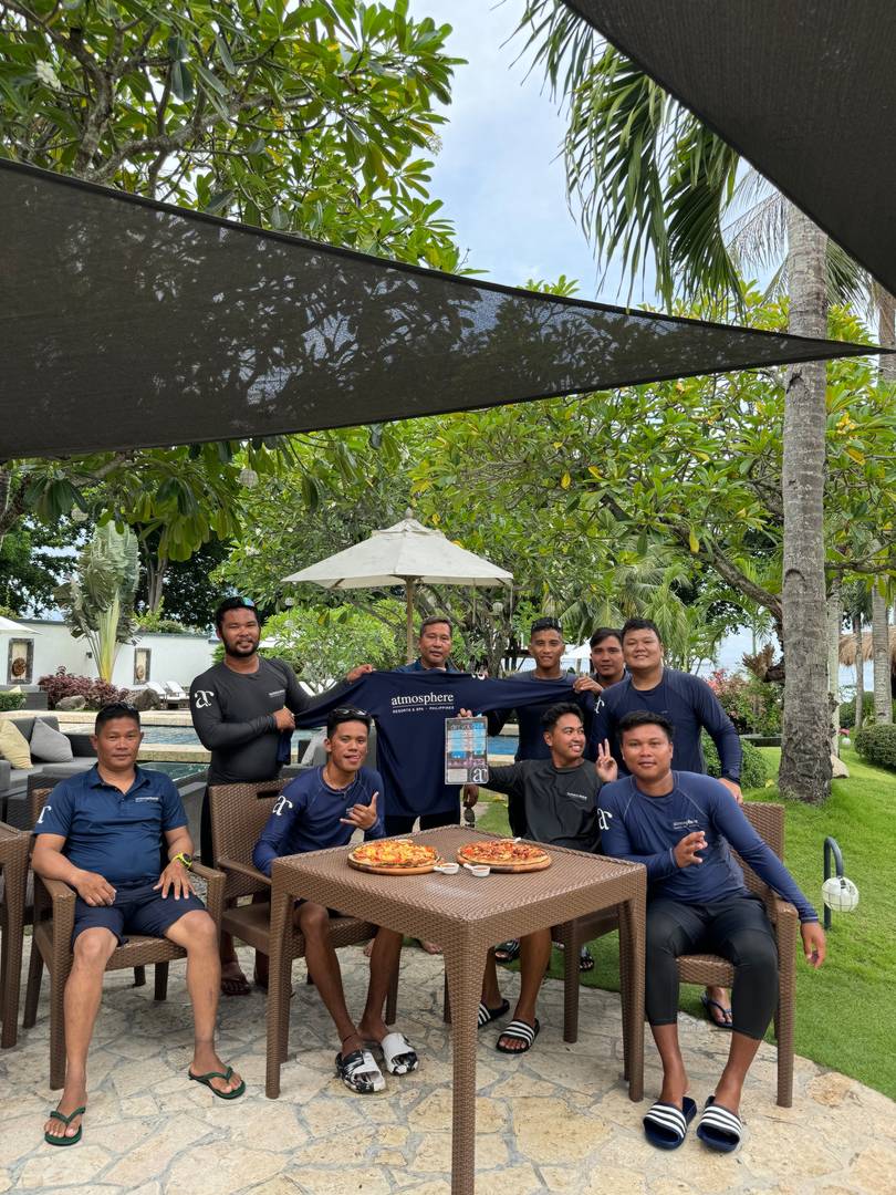 The Scuba Dive Team in atmosphere Resort and Spa in Dauin Negros Oriental