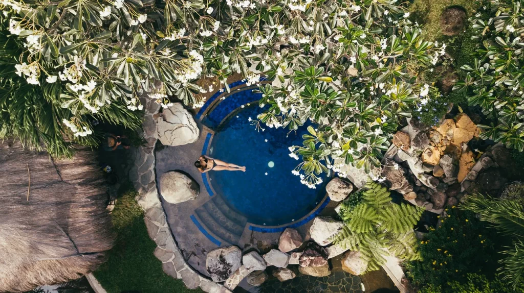 Heated pool The Sanctuary Spa in Atmosphere Resort