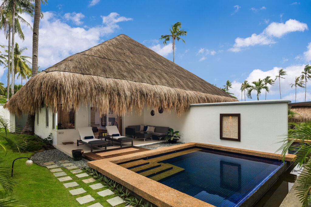 Luxury Travel featuring private plunge pools.