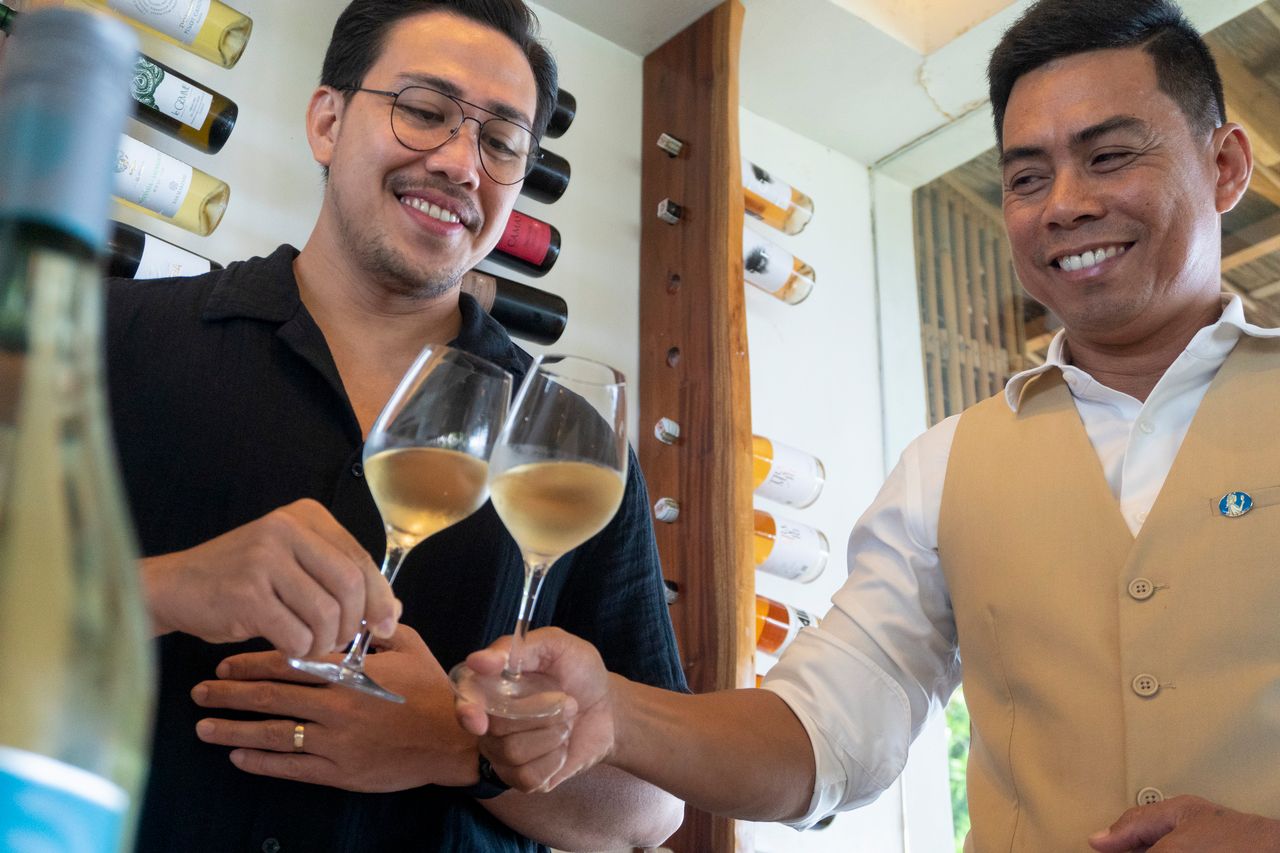 Wine tasting in the Philippines