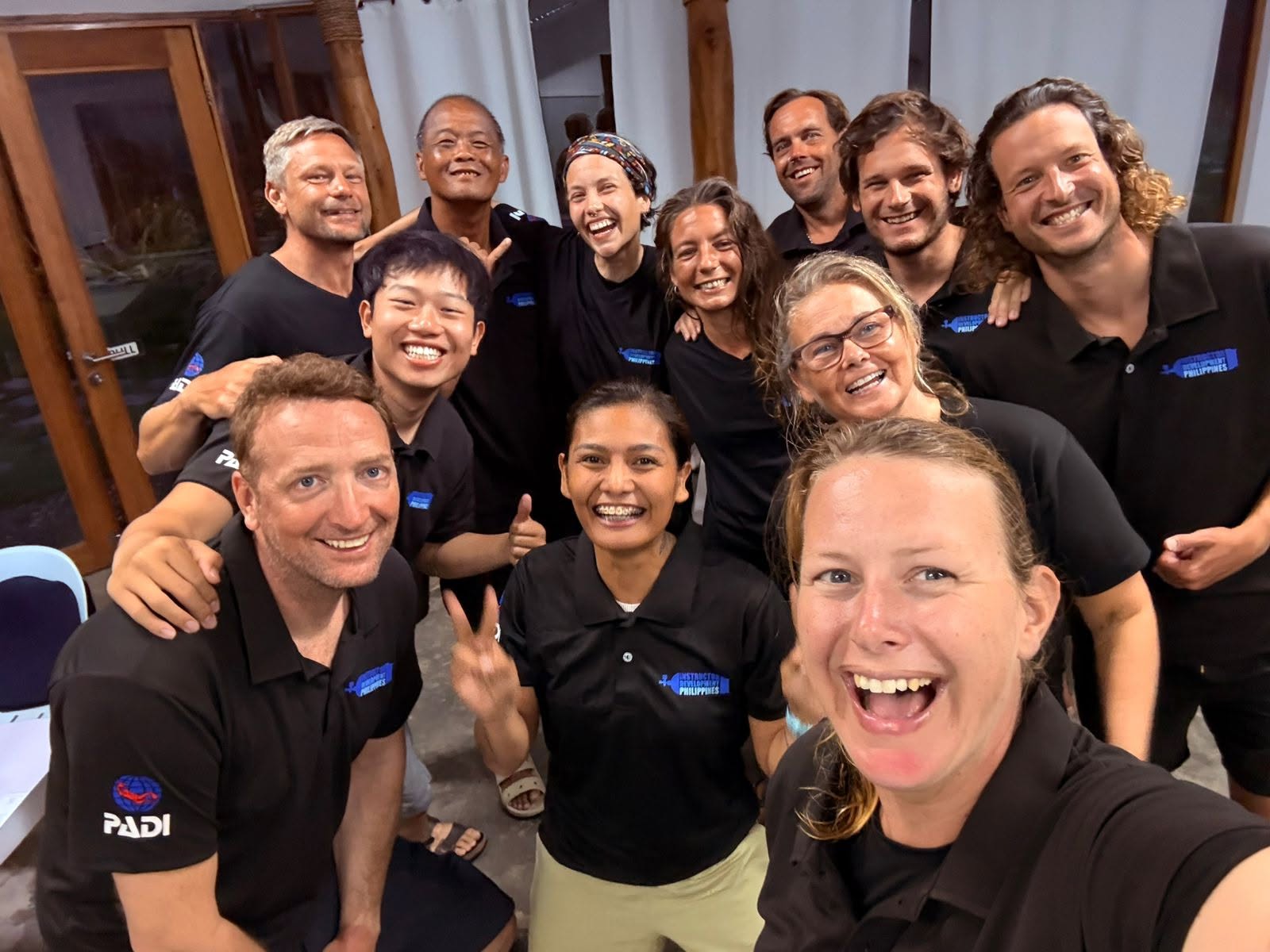 Berlinda with the Instructor Development Philippines team during an instructor training course